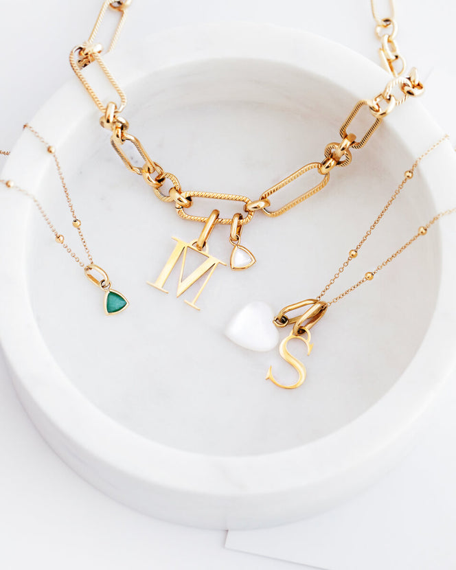 Letter Pendant (Gold)