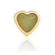 Mini Heart Birthstone Ring (Gold)