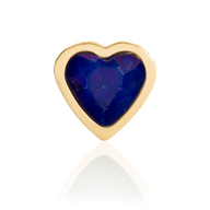 Mini Heart Birthstone Ring (Gold)