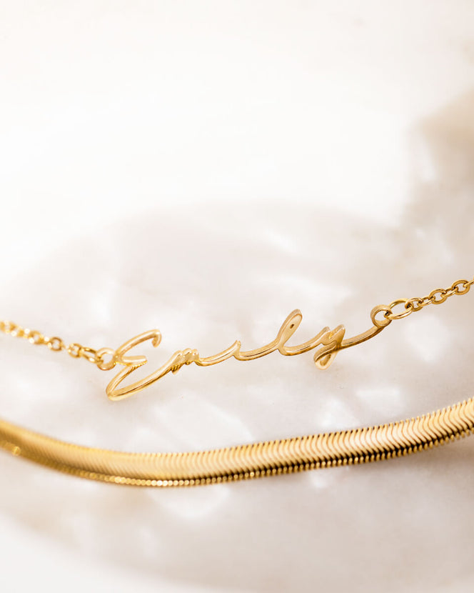 Signature Name Set (Gold)