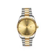 Silver Chain Champagne Belgravia 36 Watch