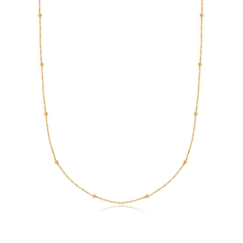Sphere Chain Necklace (Gold)