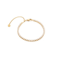 Mini Tennis Chain Bracelet (Gold)