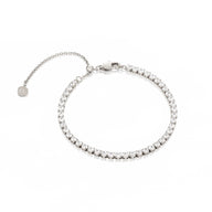 Mini Tennis Chain Bracelet (Silver)