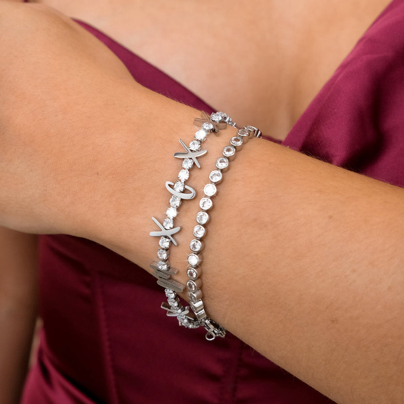 Gemma Owen GXO Custom Tennis Necklace Bundle (Gold/Silver)