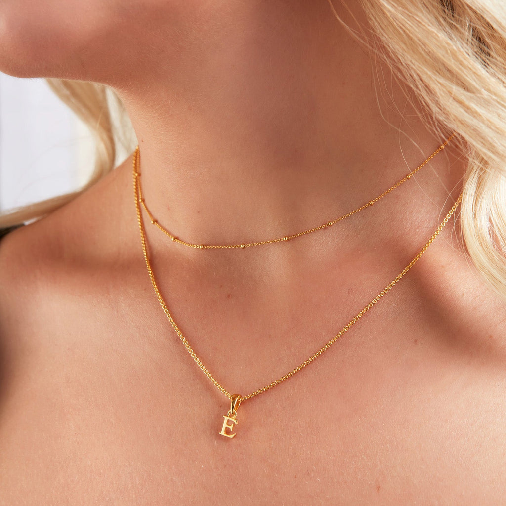 Gold Initial Necklaces