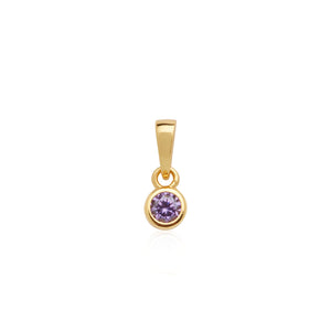 Stacey's Stories Birthstone Pendant (Gold)