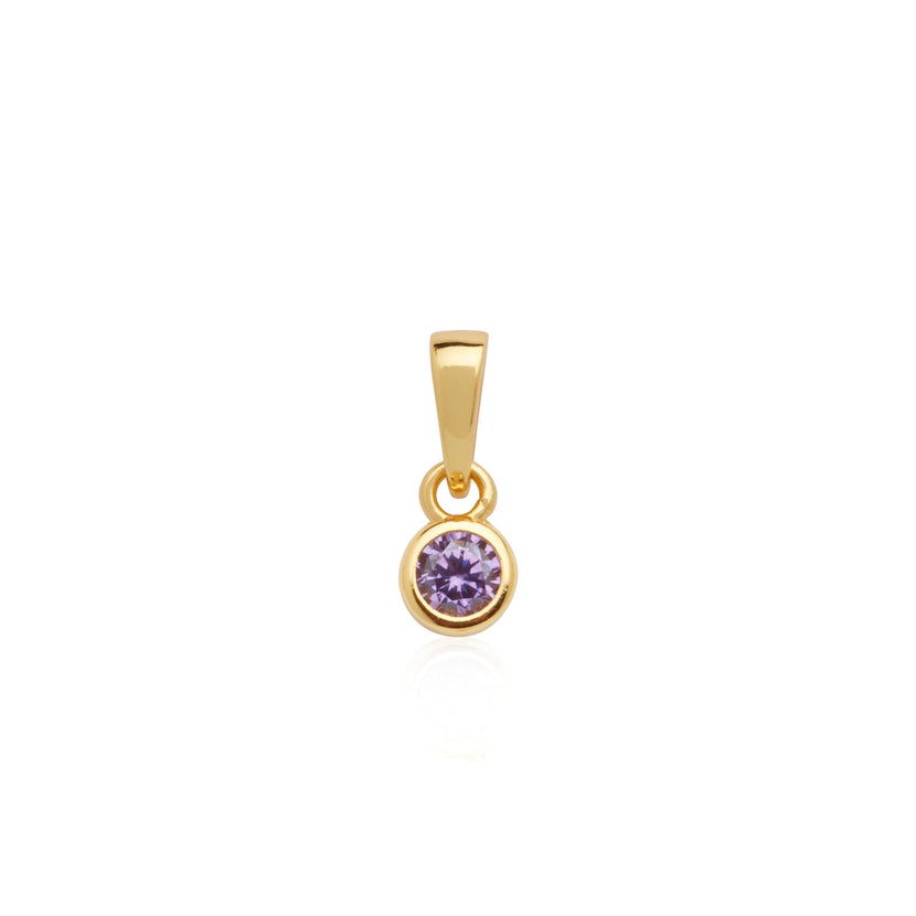 Stacey's Stories Birthstone Pendant (Gold)