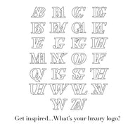 Mini Double Initial Bracelet (Silver)