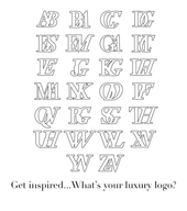 Own Way Monogram Bangle (Gold)