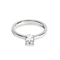Oval Ring & Wishbone Stacking Set (Silver)