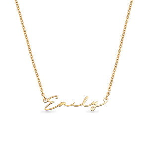 Signature Name Necklace (Gold) (Copy)