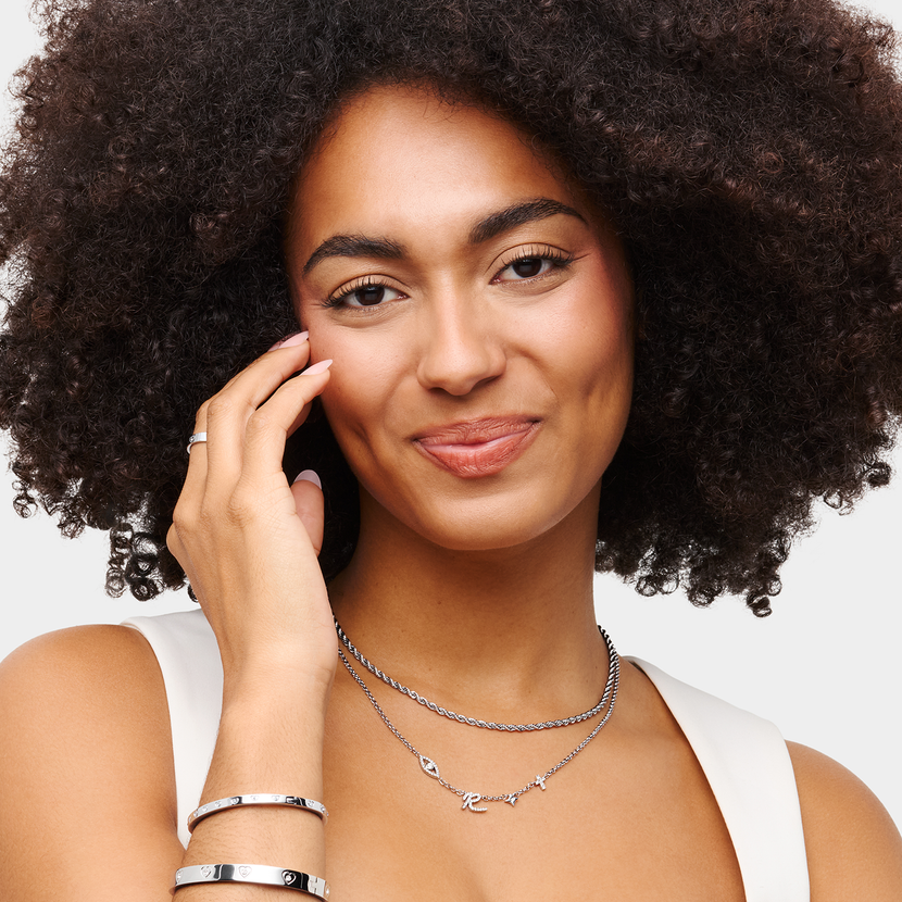 Made Mine Charm Necklace (Silver)