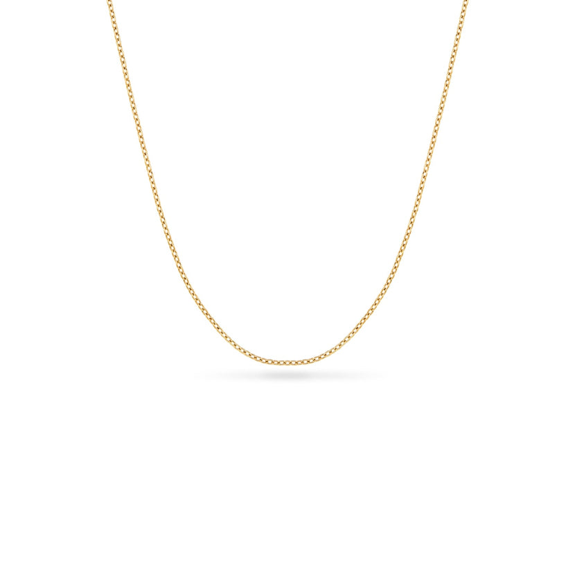 Fine Chain Necklace 14-16 in (Gold)