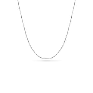 Fine Layering Fine Chain Necklace (Silver)