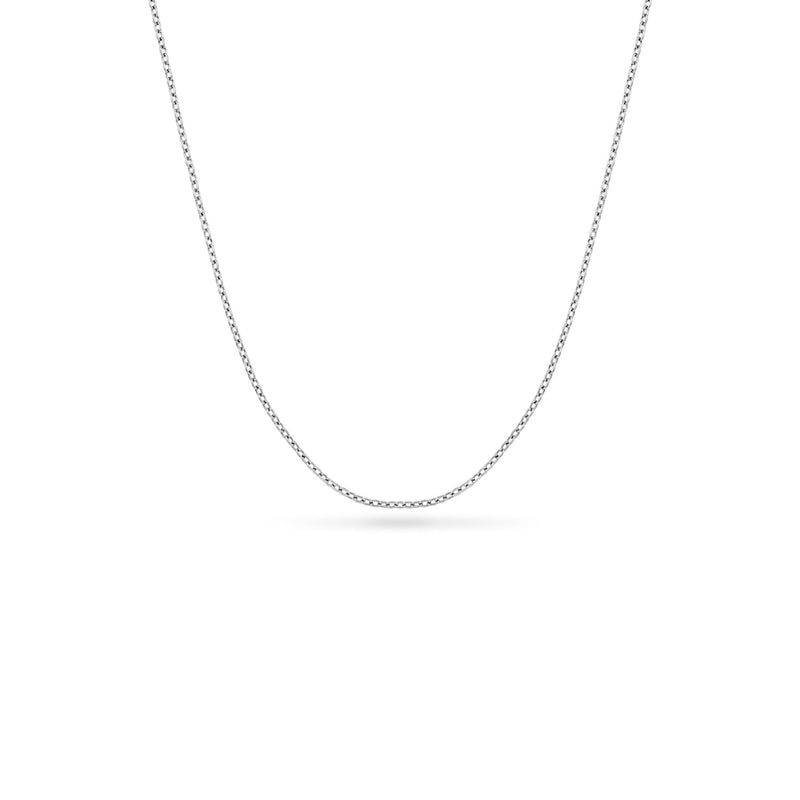 Fine Layering Fine Chain Necklace (Silver)