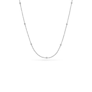 Sphere Chain Necklace (Silver)