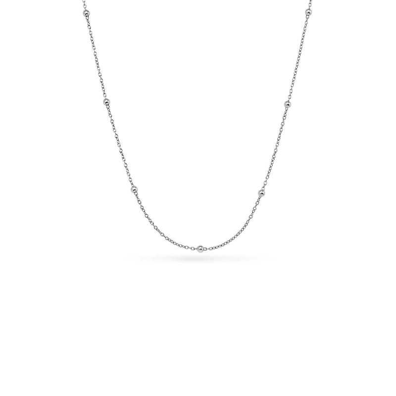 Sphere Chain Necklace (Silver)