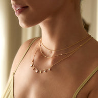 Made Mine Fine Charm Necklace (Gold)