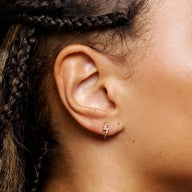 Strike Twice Lightning Bolt Earrings (Gold)