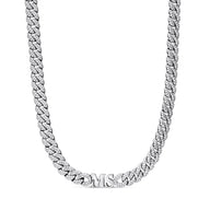 Gala Pavé Initial Choker (Silver)
