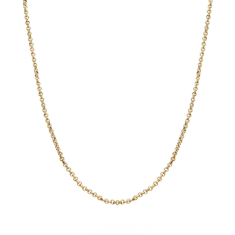 Layering Box Chain Necklace (Gold)