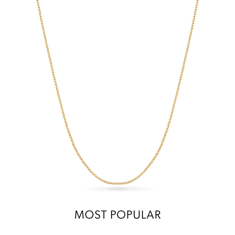 Layering Fine Chain Necklace (Gold)