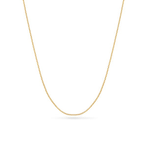 Fine Chain Necklace 18-20 in (Gold)