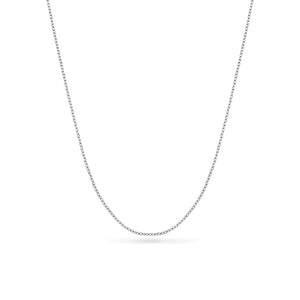 Fine Chain Necklace 18-20 in (Silver)