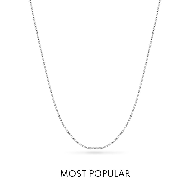 Fine Chain Necklace (Silver)