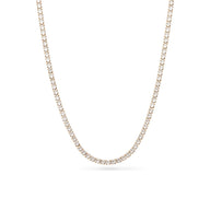 Layering Tennis Chain Necklace (Gold)
