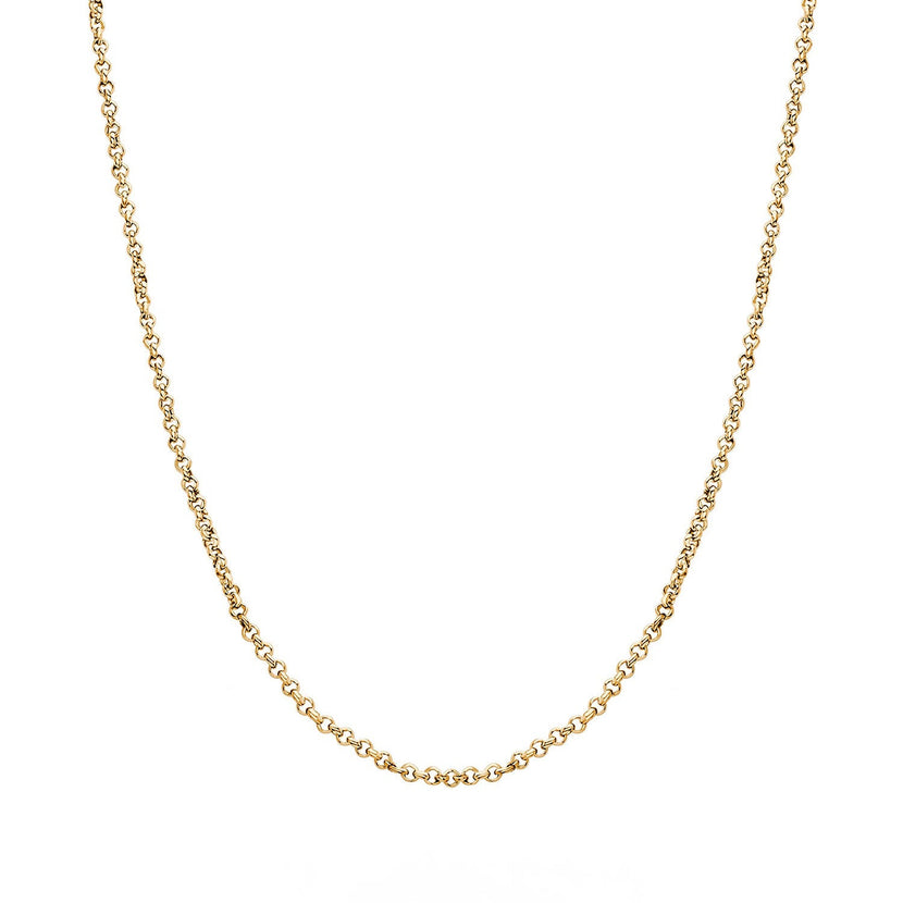 Layering Box Chain Necklace (Gold)