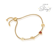 test Charm Builder Bracelet (Gold)