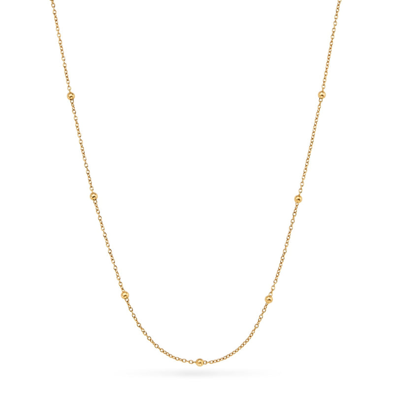 Sphere Chain Necklace (Gold)