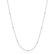 Sphere Chain Necklace (Silver)