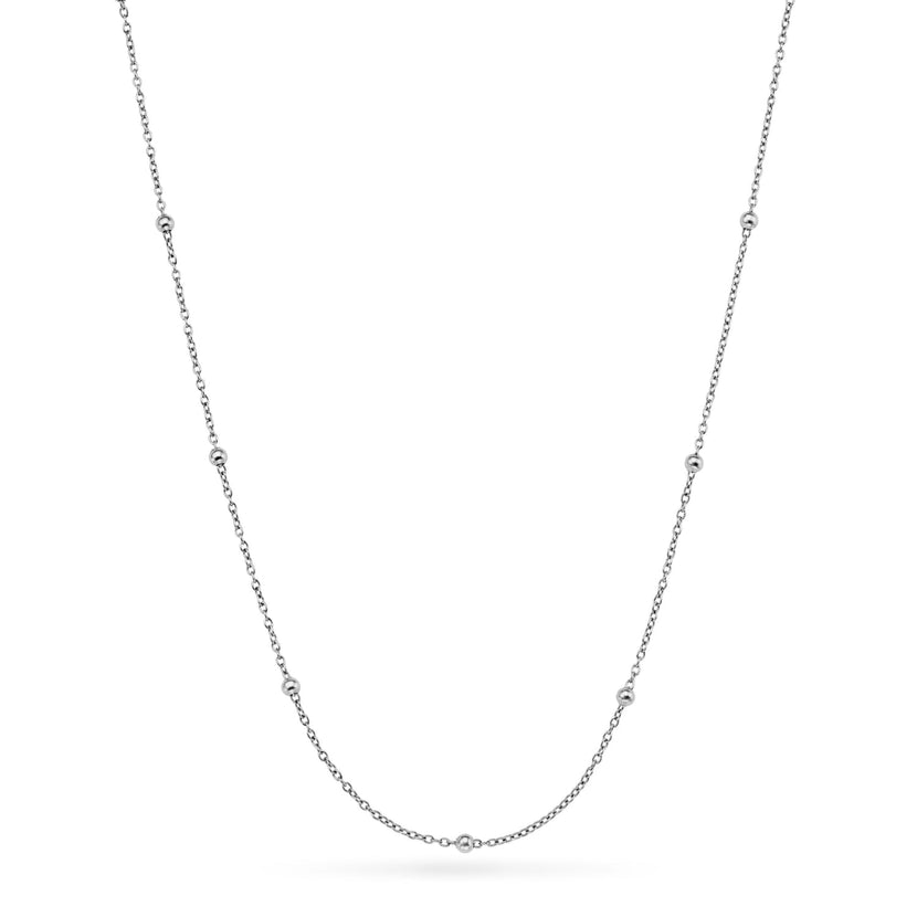 Sphere Chain Necklace (Silver)