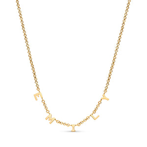 Made Mine Name Necklace (Gold)