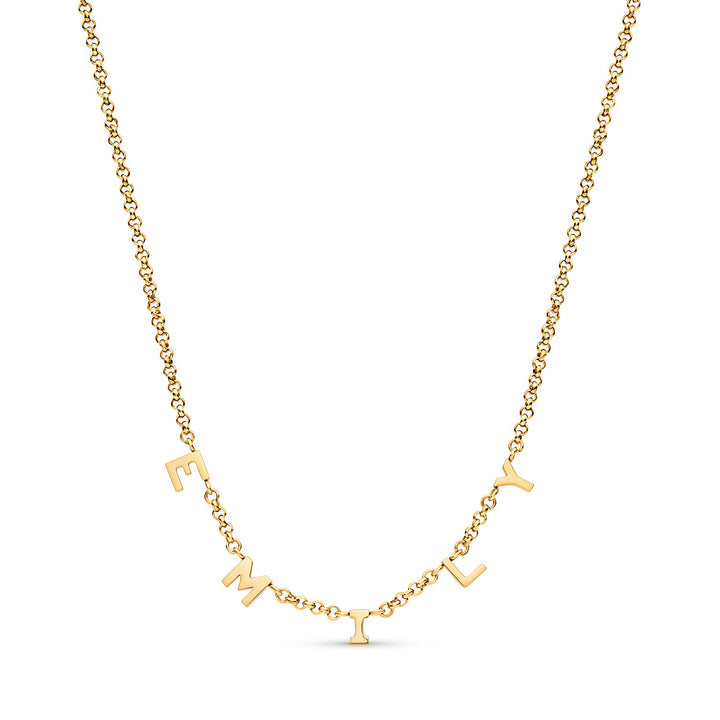 Made Mine Name Necklace (Gold)