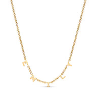 Made Mine Name Necklace (Gold)