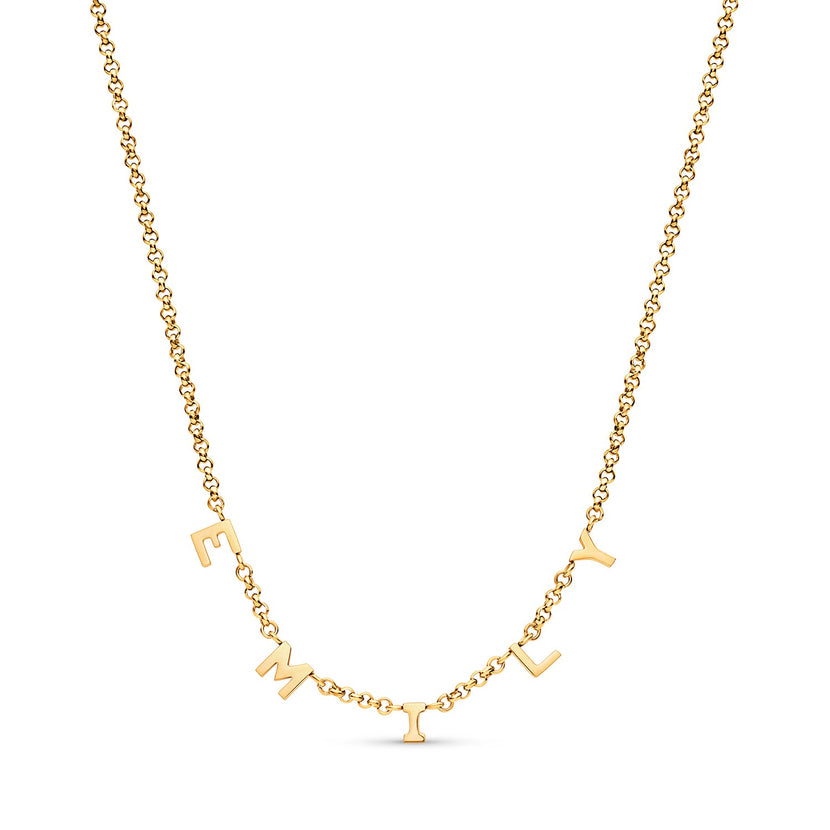 Made Mine Name Necklace (Gold)