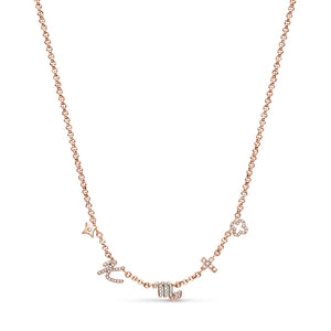 Made Mine Charm Necklace (Rose Gold)