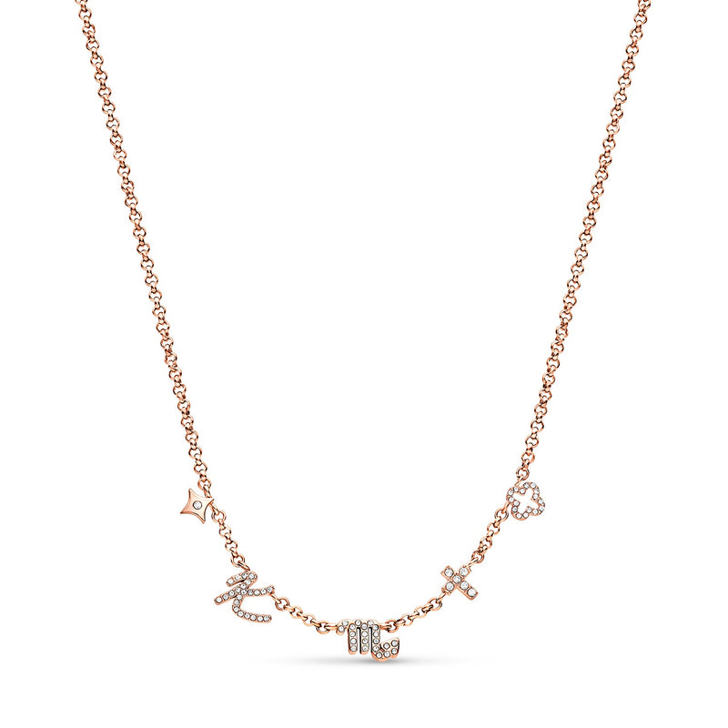 Made Mine Charm Necklace (Rose Gold)