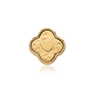 Molten Clover Charms (Gold) - Heart