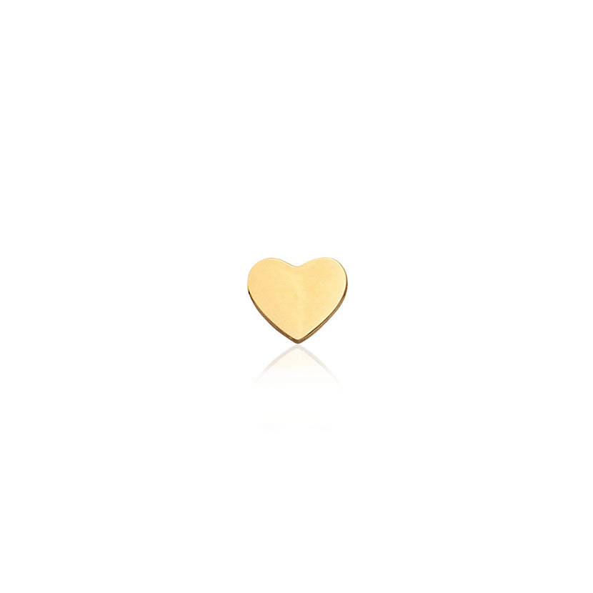 Made Mine Charms - Heart Charm (Gold)