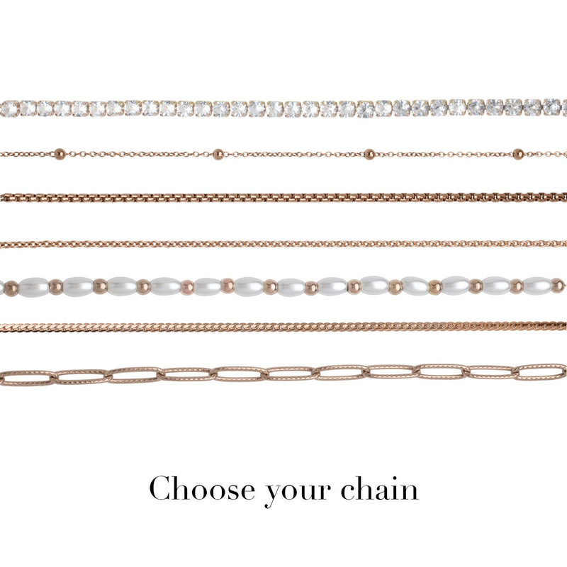 Mini Signature Name Bracelet (Rose Gold)