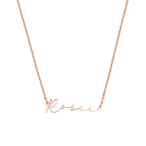 Signature Name Necklace (Rose Gold)