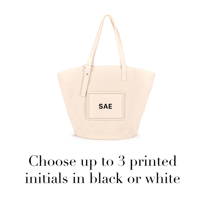 Pearl Ecru Resort Bucket Bag