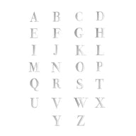 Custom Figaro Icon - Initial (Silver)