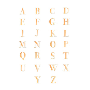 Custom Figaro Icon - Initial (Gold)