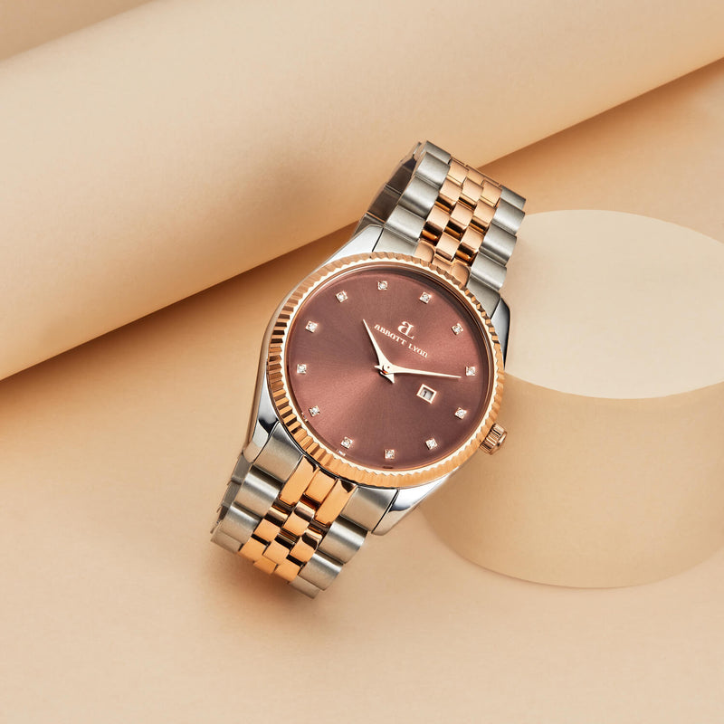 Two Tone Mocha Belgravia 36 Watch